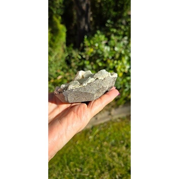 Pale Green Apophyllite with Peach Stilbite Zeolite Cluster - Picture 5 of 10